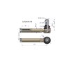 PRZEGUB KIEROWNICZY WARYŃSKI NEW HOLLAND MCCORMICK CASE 137047A1 173MM CX50