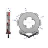 HAMULEC TARCZOWY KOMPLETNY URSUS ORYGINAŁ 80227009U 80227009 C-385 902 912