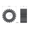 SATELIT MECHANIZMU REDUKTORA MASSEY FERGUSON URSUS ORYGINAŁ 1866552M1U MF4