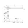PRZEGUB KULOWY PRAWY URSUS MASSEY FERGUSON 3027646M1 MF3 3512 3027 235 255