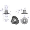 KOŁO PASOWE WAŁU KORBOWEGO MASSEY FERGUSON URSUS ORYGINAŁ 31143733U MF3
