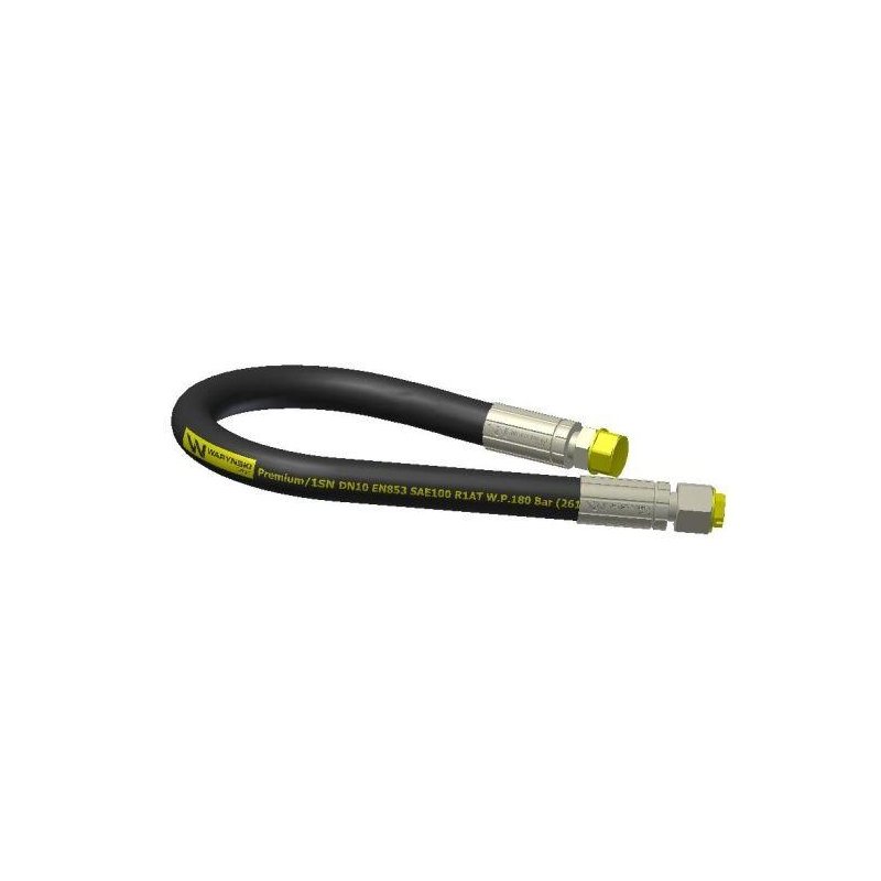 WĄŻ HYDRAULICZNY PRZEWÓD M18X1,5 PROSTE 630MM DN10 1SN WARYŃSKI AB-10-630