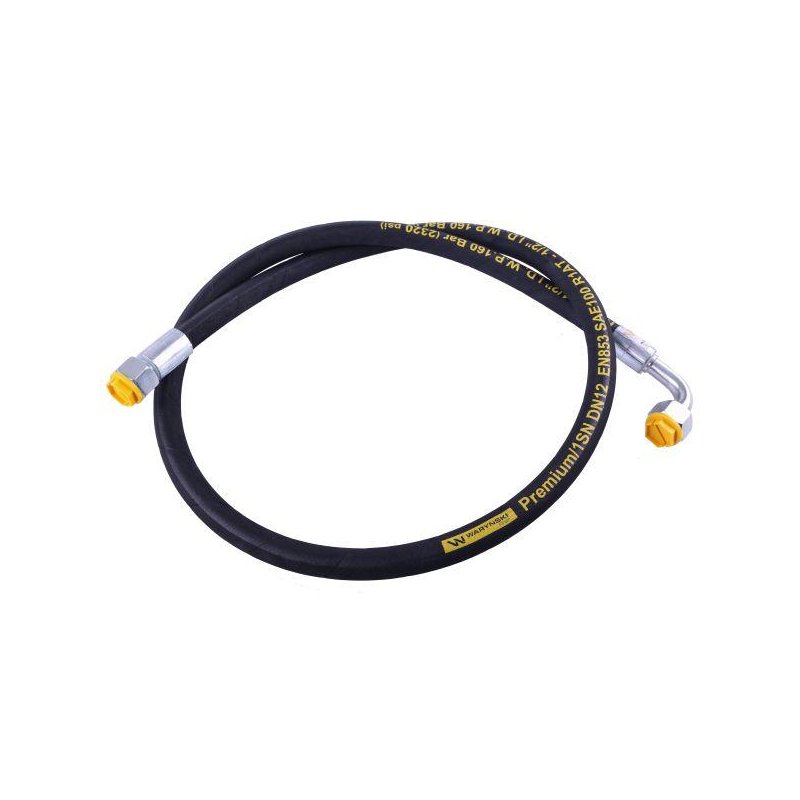 WĄŻ HYDRAULICZNY PRZEWÓD M22X1,5 1500MM DN12 1SN WARYŃSKI AK-13-1500 STOPNI
