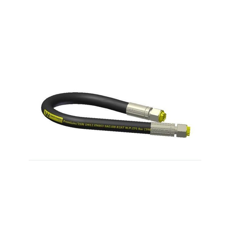 WĄŻ HYDRAULICZNY PŁASKO KULISTY M22X1,5 DN12 1SN WARYŃSKI AA-13-5800