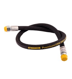 WĄŻ HYDRAULICZNY PRZEWÓD M22X1,5 PROSTE 1100MM DN12 2SN WARYŃSKI AB-13-1100