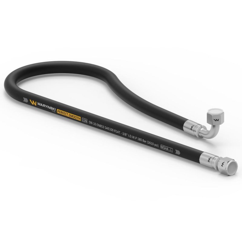 WĄŻ HYDRAULICZNY GŁADKI Z USZCZELNIENIEM - DN10 1SN WARYŃSKI AK-10-1250