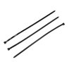 Opaski kablowe, opaska kablowa, opaski zaciskowe, tyrytytki, trytytki, 7.5 x 400mm 100 szt w worku czarne odporne na UV, Teger