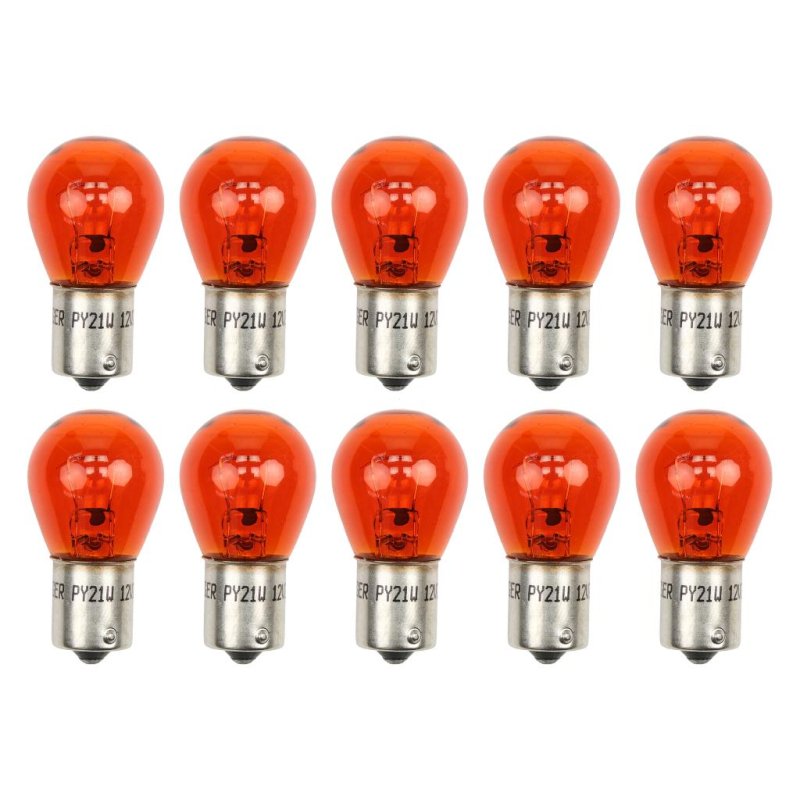 Żarówka Orange 12V 21W Orange BA15s TEGER, (sprzedawane po 10)