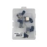Kolanko wtykowe tekalan (90 stopni) z gwintem wewnętrznym 6mm x 1/2" TEGER, (sprzedawane po 5)
