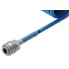 Przewód spiralny kompletny tekalan Poliuretan PU 12X8mm 10bar do kompresora sprężarki L-10mb Niebieski TEGER