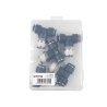 Trójnik wtykowy tekalan (typ T) z gwintem zewnętrznym (teflon) u góry 10mm x 1/2" TEGER, (sprzedawane po 5)