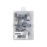 Złączka prosta wtykowa tekalan z gwintem wewnętrznym 4mm x 1/8" TEGER, (sprzedawane po 10)