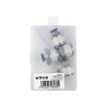 Złączka prosta wtykowa tekalan z gwintem zewnętrznym (teflon) 6mm x 1/2" TEGER, (sprzedawane po 5)