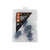 Kolanko wtykowe tekalan (90 stopni) z gwintem zewnętrznym (teflon) 10mm x 3/8" TEGER, (sprzedawane po 5)