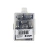 Złączka prosta wtykowa tekalan z gwintem zewnętrznym (teflon) 6mm x M5 (0,8mm) TEGER, (sprzedawane po 10)