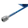 Przewód spiralny kompletny tekalan Poliuretan PU 12X8mm 10bar do kompresora sprężarki L-15mb Niebieski TEGER
