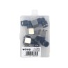 Kolanko wtykowe tekalan (90 stopni) z gwintem wewnętrznym 6mm x 3/8" TEGER, (sprzedawane po 5)