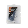Kolanko wtykowe tekalan (90 stopni) z gwintem zewnętrznym (teflon) 10mm x 1/2" TEGER, (sprzedawane po 5)