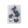 Kolanko wtykowe tekalan (90 stopni) z gwintem zewnętrznym (teflon) 10mm x 1/2" TEGER, (sprzedawane po 5)