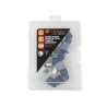Kolanko wtykowe tekalan (90 stopni) z gwintem wewnętrznym 8mm x 1/2" TEGER, (sprzedawane po 5)