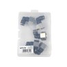 Kolanko wtykowe tekalan (90 stopni) z gwintem wewnętrznym 8mm x 1/2" TEGER, (sprzedawane po 5)