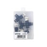 Trójnik wtykowy tekalan (typ T) z gwintem zewnętrznym (teflon) z boku 4mm x 1/4" TEGER, (sprzedawane po 5)