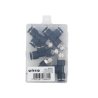Trójnik wtykowy tekalan (typ T) z gwintem zewnętrznym (teflon) z boku 6mm x 1/8" TEGER, (sprzedawane po 5)
