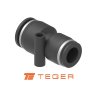 Złączka prosta redukcyjna wtykowa tekalan 8mm x 4mm TEGER, (sprzedawane po 10)