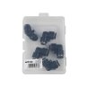 Kolanko wtykowe tekalan (90 stopni) redukcyjne 10mm x 6mm TEGER, (sprzedawane po 5)