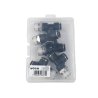 Trójnik wtykowy tekalan (typ T) z gwintem zewnętrznym (teflon) z boku 10mm x 1/2" TEGER, (sprzedawane po 5)