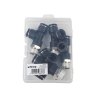 Trójnik wtykowy tekalan (typ T) z gwintem zewnętrznym (teflon) z boku 12mm x 1/2" TEGER, (sprzedawane po 5)