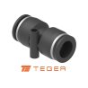 Złączka prosta wtykowa tekalan 8mm TEGER, (sprzedawane po 10)