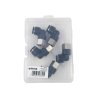 Kolanko wtykowe tekalan (90 stopni) z gwintem wewnętrznym 10mm x 1/4" TEGER, (sprzedawane po 5)