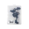 Kolanko wtykowe tekalan (90 stopni) z gwintem wewnętrznym 8mm x 3/8" TEGER, (sprzedawane po 5)