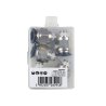 Złączka prosta wtykowa tekalan z gwintem zewnętrznym (teflon) 10mm x 1/8" TEGER, (sprzedawane po 5)