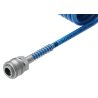 Przewód spiralny kompletny tekalan Poliuretan PU 12X8mm 10bar do kompresora sprężarki L-5mb Niebieski TEGER