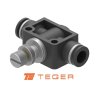 Zawór dławiąco-zwrotny wtykowy tekalan 12mm TEGER, (sprzedawane po 5)