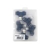 Trójnik wtykowy tekalan (typ T) z gwintem zewnętrznym (teflon) u góry 10mm x 1/4" TEGER, (sprzedawane po 5)