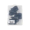 Trójnik wtykowy tekalan (typ Y) z gwintem zewnętrznym (teflon) 12mm x 3/8" TEGER, (sprzedawane po 5)