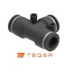 Trójnik wtykowy tekalan (typ T) 16mm TEGER, (sprzedawane po 5)