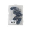 Kolanko wtykowe tekalan (90 stopni) z gwintem wewnętrznym 12mm x 1/2" TEGER, (sprzedawane po 5)