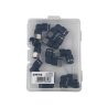 Kolanko wtykowe tekalan (90 stopni) z gwintem wewnętrznym 8mm x 1/8" TEGER, (sprzedawane po 10)