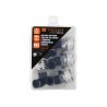 Kolanko wtykowe tekalan (90 stopni) z gwintem zewnętrznym (teflon) 6mm x 1/2" TEGER, (sprzedawane po 5)