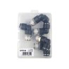 Kolanko wtykowe tekalan (90 stopni) z gwintem zewnętrznym (teflon) 12mm x 1/2" TEGER, (sprzedawane po 5)