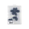 Kolanko wtykowe tekalan (90 stopni) redukcyjne 10mm x 8mm TEGER, (sprzedawane po 5)