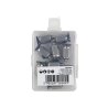 Złączka prosta wtykowa tekalan z gwintem zewnętrznym (teflon) 4mm x M5 (0,8mm) TEGER, (sprzedawane po 10)