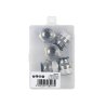 Złączka prosta wtykowa tekalan z gwintem zewnętrznym (teflon) 10mm x 1/2" TEGER, (sprzedawane po 5)