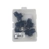 Trójnik wtykowy tekalan (typ T) z gwintem zewnętrznym (teflon) u góry 10mm x 1/8" TEGER, (sprzedawane po 5)