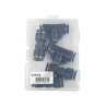 Trójnik wtykowy tekalan (typ T) redukcyjny 2x12mm / 1x8mm TEGER, (sprzedawane po 5)