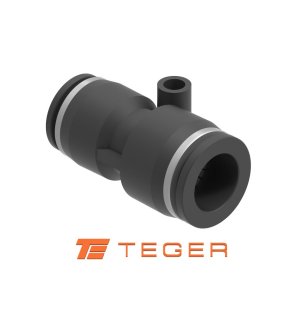 Złączka prosta redukcyjna wtykowa tekalan 6mm x 4mm TEGER, (sprzedawane po 10)
